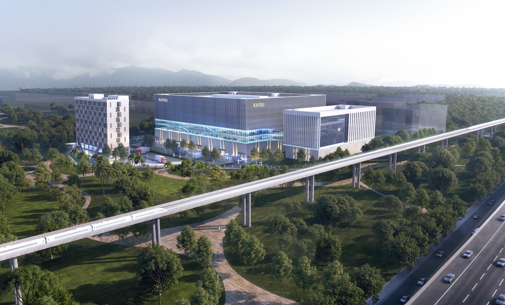 KAYOU smart factory rendering