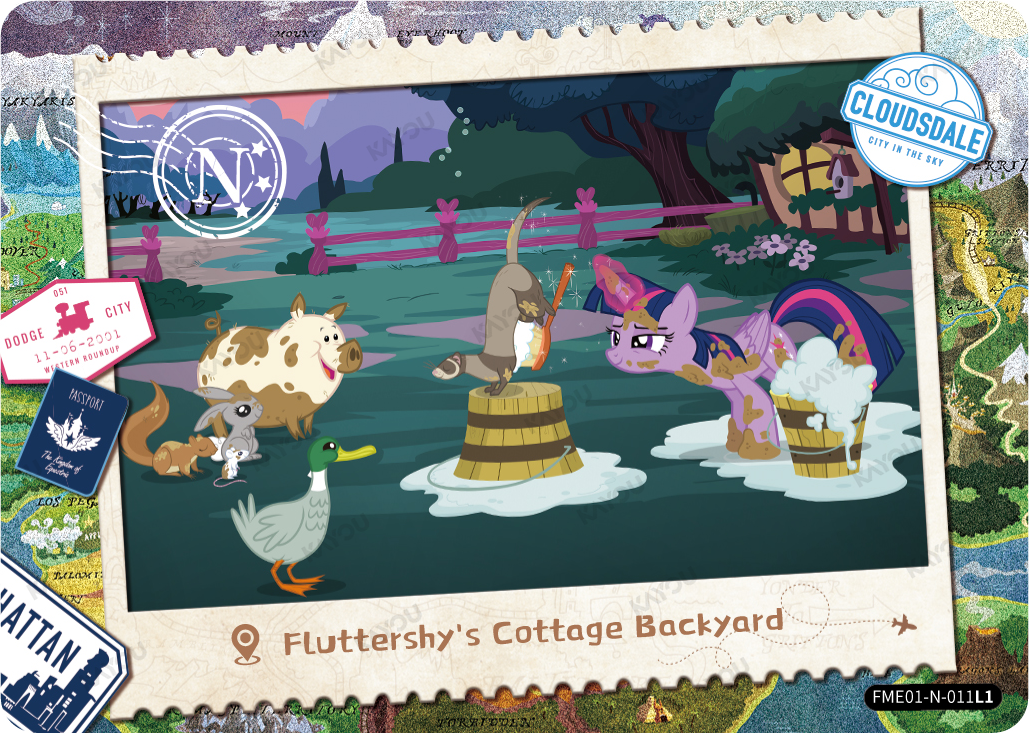 Fluttershy's Cottage Backyard