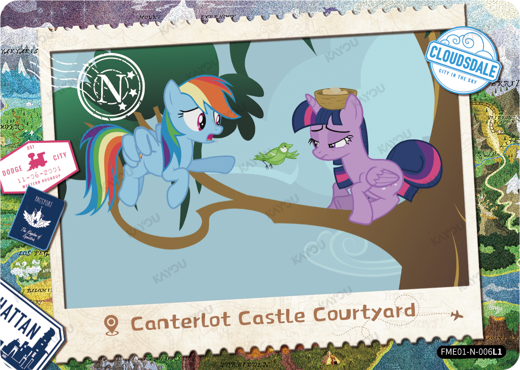 Canterlot Castle Courtyard