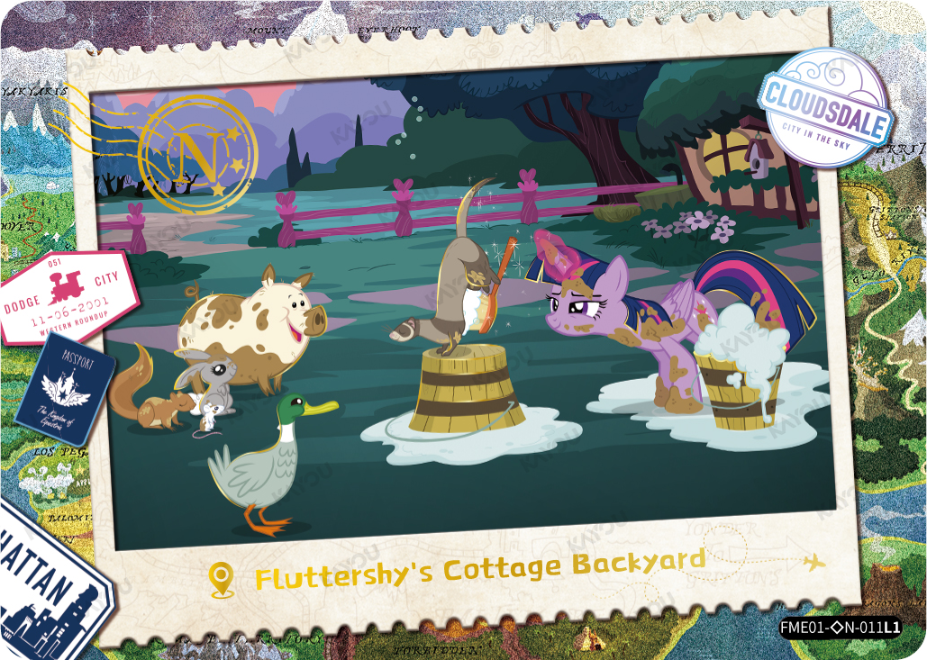 Fluttershy's Cottage Backyard
