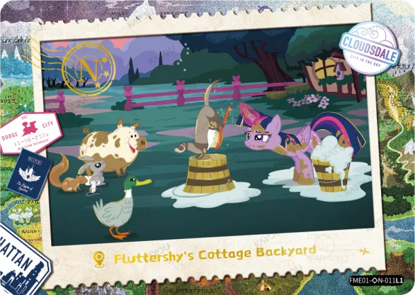 Fluttershy's Cottage Backyard