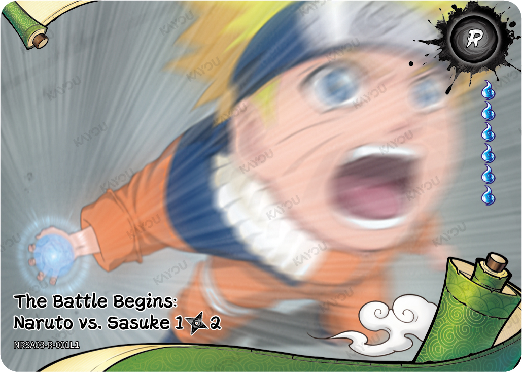 The Battle Begins: Naruto vs. Sasuke
1/2