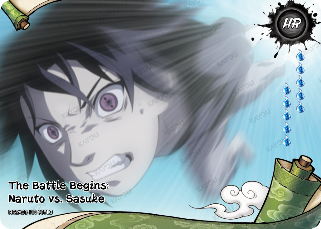 The Battle Begins: Naruto vs. Sasuke