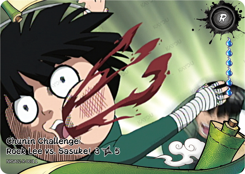 Chunin Challenge: Rock Lee vs. Sasuke!
3/5