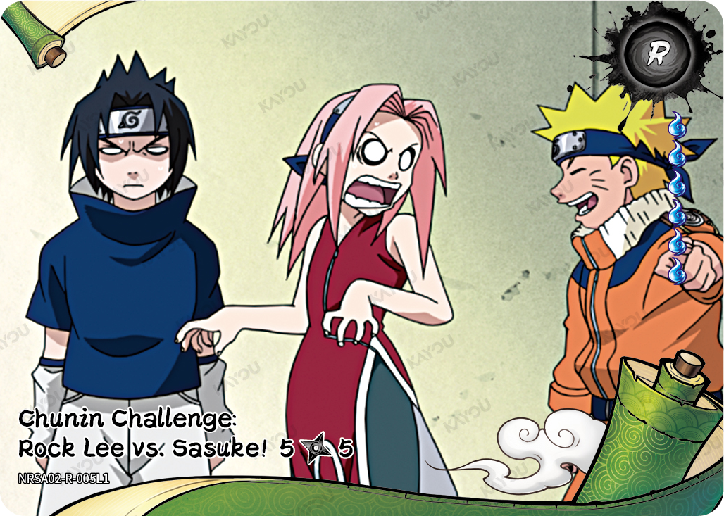Chunin Challenge: Rock Lee vs. Sasuke!
5/5