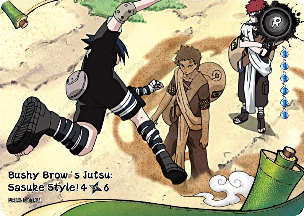 Bushy Brow's Jutsu: Sasuke Style!
4/6