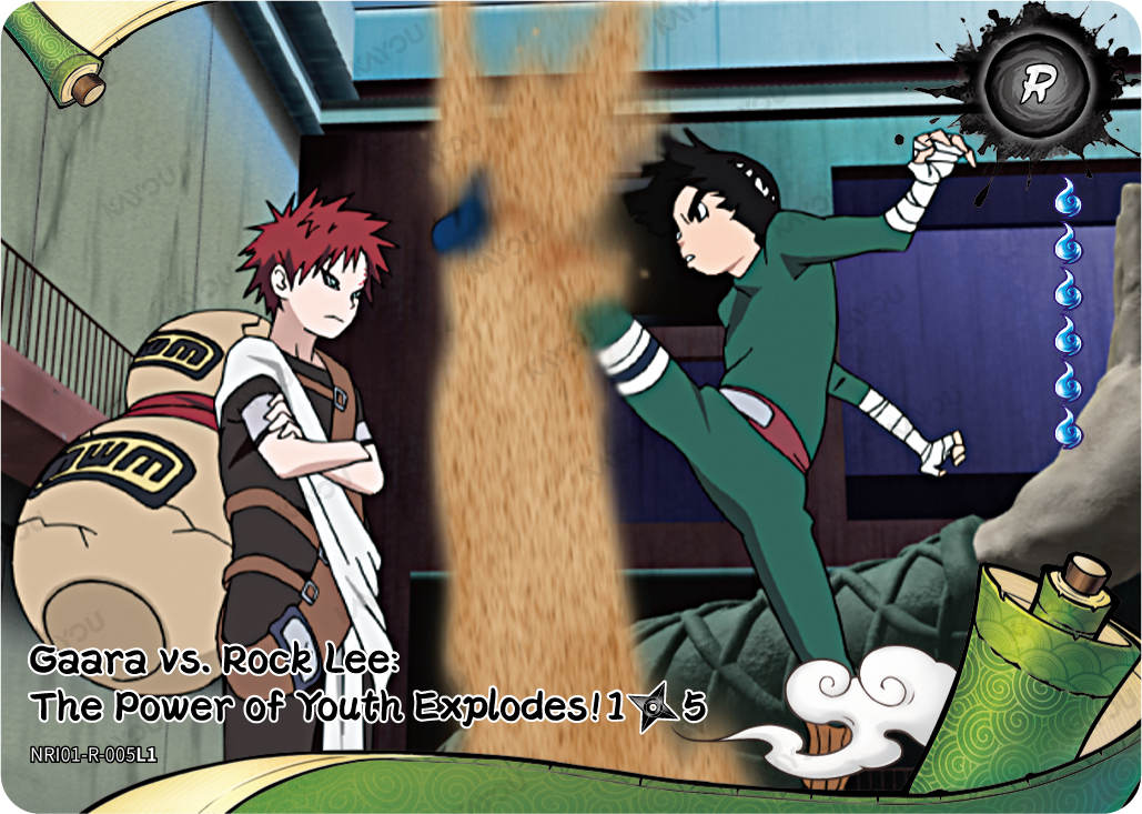 Gaara vs. Rock Lee: The Power of Youth Explodes!
1/5