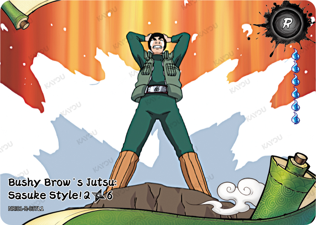 Bushy Brow's Jutsu: Sasuke Style!
2/6