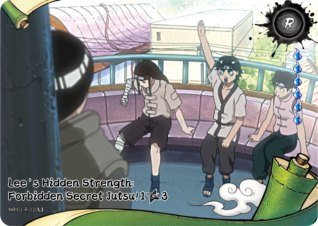 Lee's Hidden Strength: Forbidden Secret Jutsu!
1/3