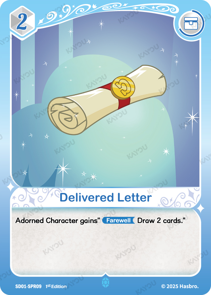 Delivered Letter