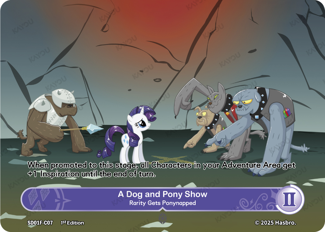 A Dog and Pony Show -- Rarity Gets Ponynapped