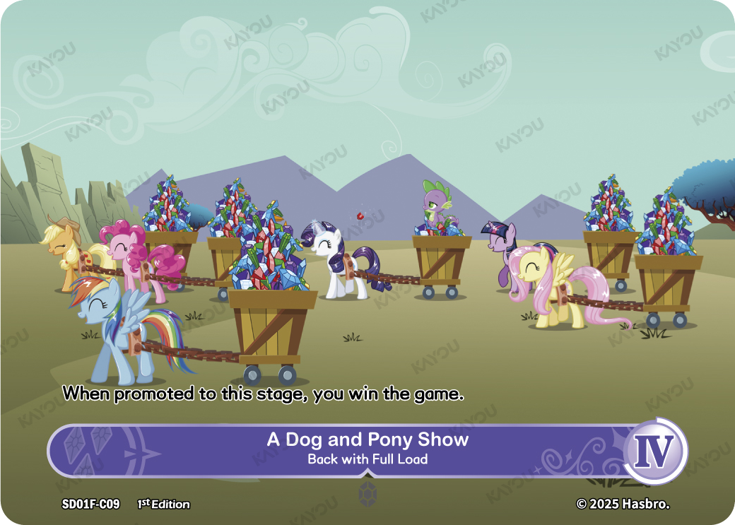 A Dog and Pony Show -- Back with Full Load