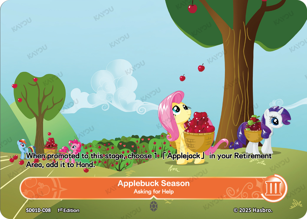 Applebuck Season --  Asking for Help