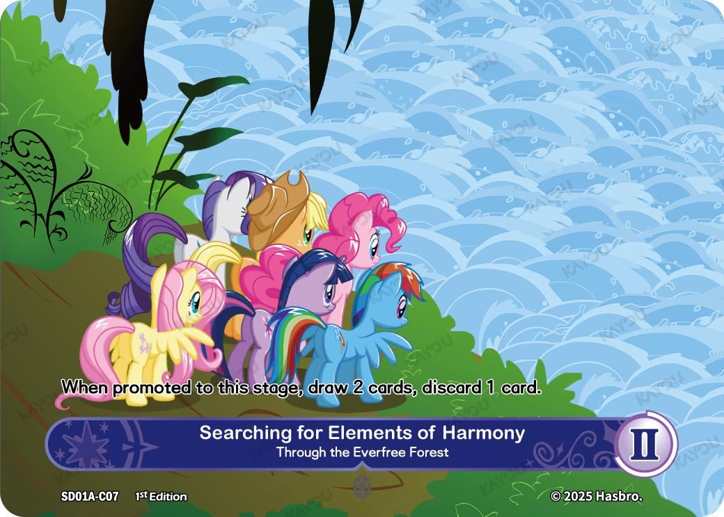 Searching for Elements of Harmony -- Through the Everfree Forest