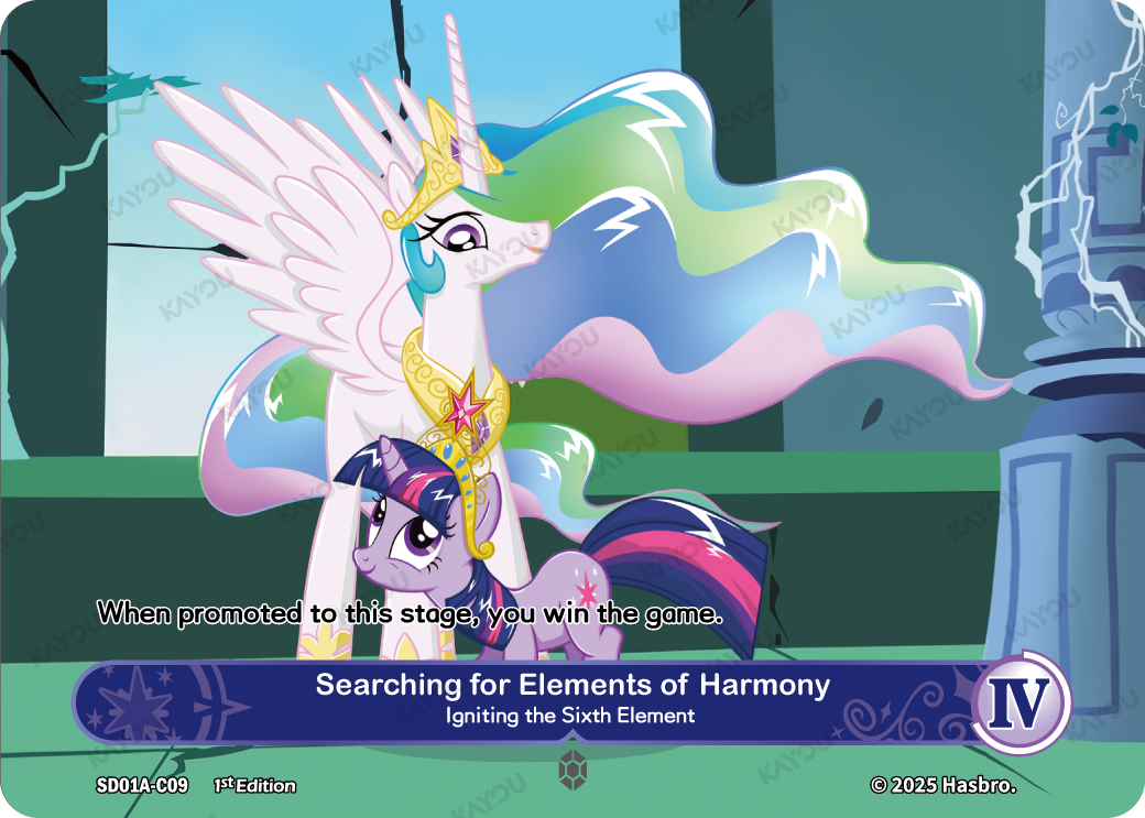 Searching for Elements of Harmony -- Igniting the Sixth Element