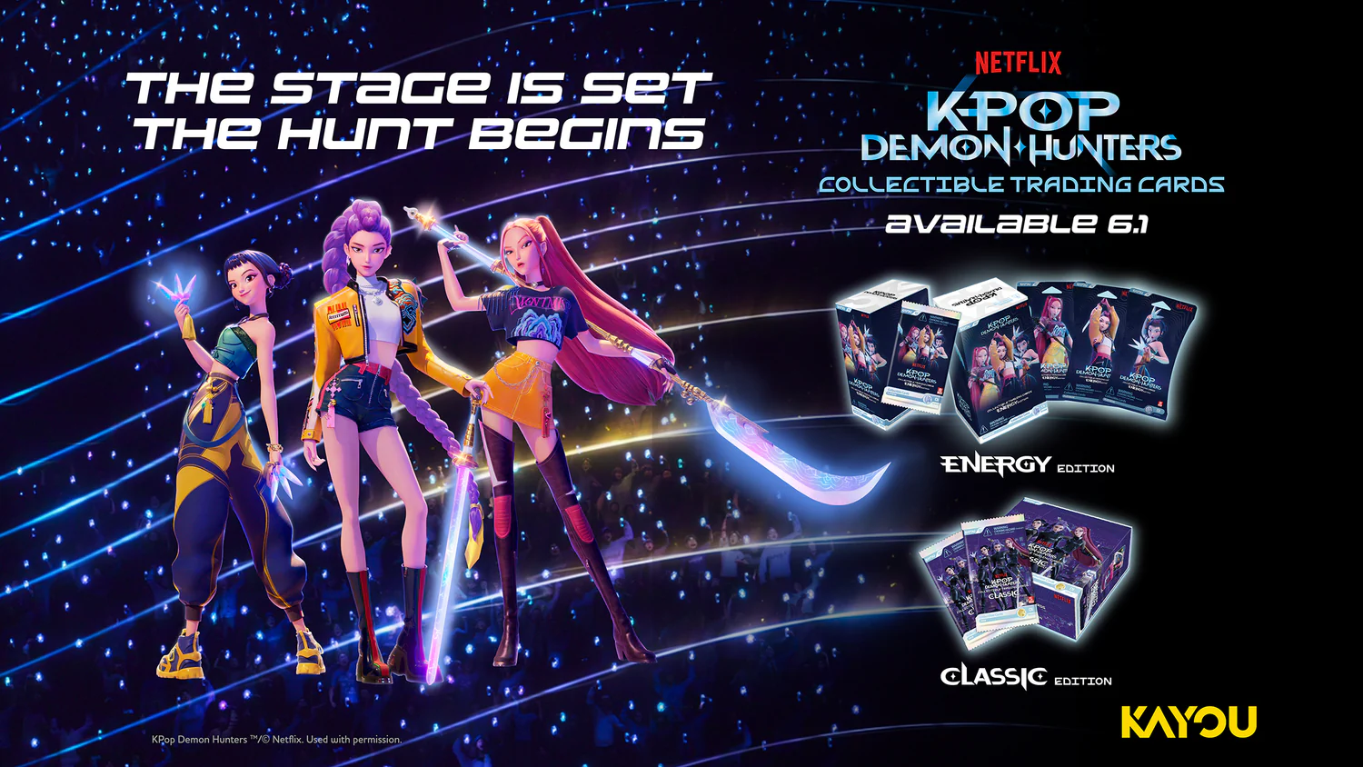 KPop Demon Hunters Collectible Trading Cards Now Available for Pre‑Orders !