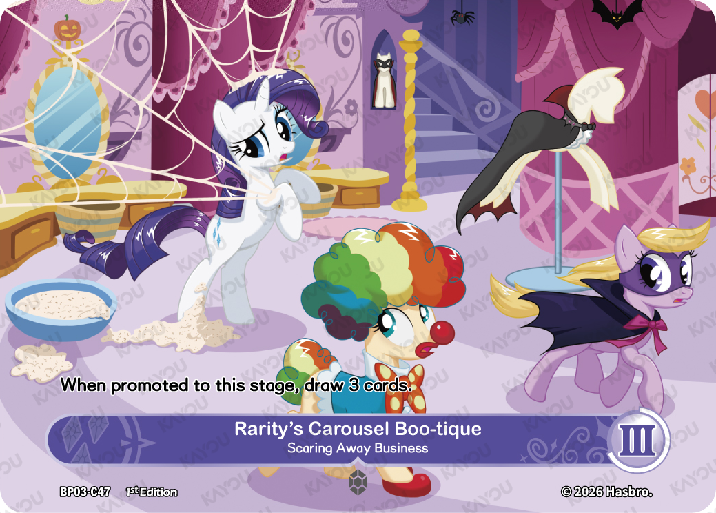 Rarity's Carousel Boo-tique -Scaring Away Business