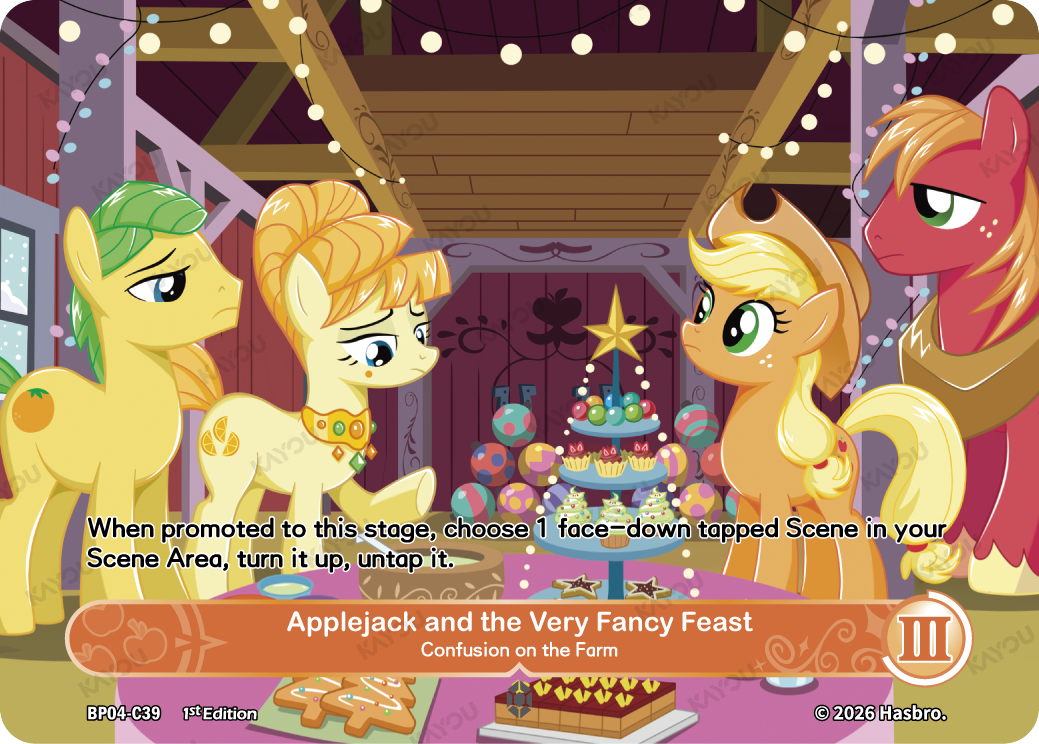 Applejack and the Very Fancy Feast-Confusion On the Farm