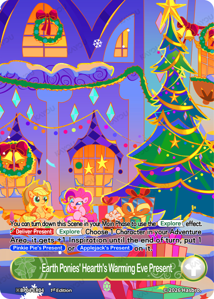 Earth Ponies' Hearth's Warming Eve Present