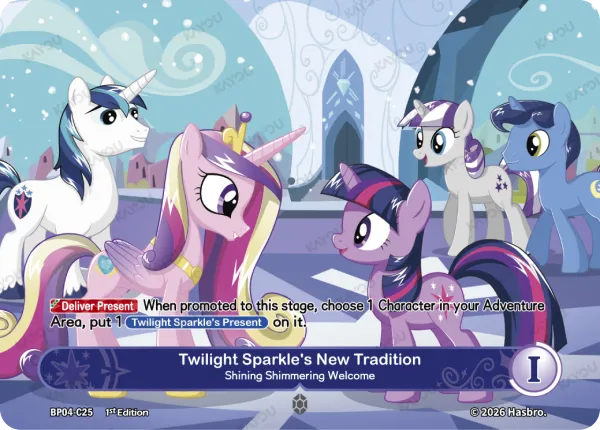 Twilight Sparkle's New Tradition-Shining Shimmering Welcome