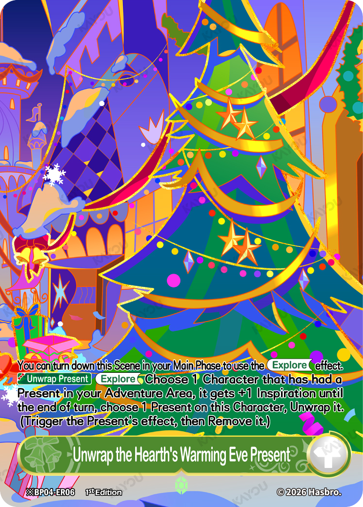 Unwrap the Hearth's Warming Eve Present