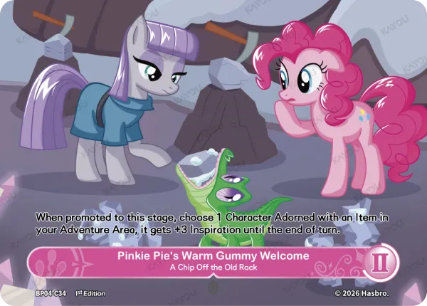 Pinkie Pie's Warm Gummy Welcome-A Chip Off the Old Rock