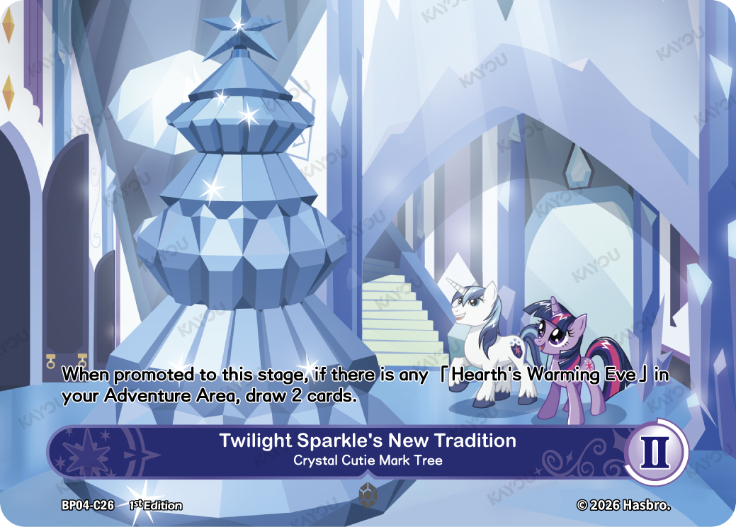 Twilight Sparkle’s New Tradition-Crystal Cutie Mark Tree