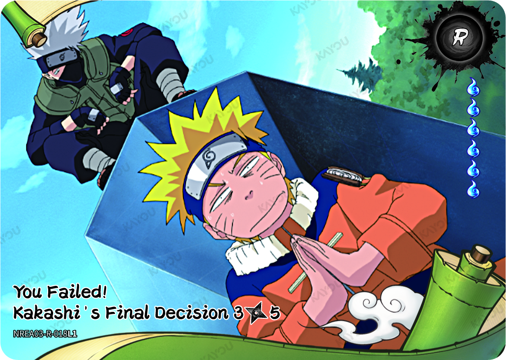 You Failed! Kakashi's Final Decision
3/5