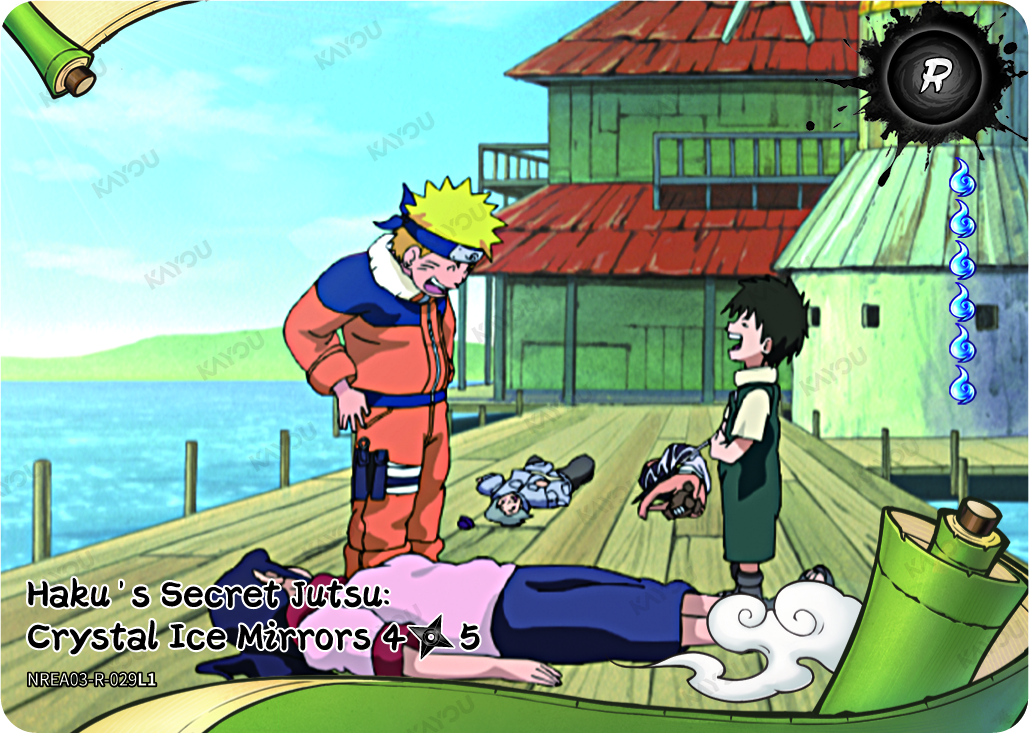 Haku's Secret Jutsu: Crystal Ice Mirrors
4/5